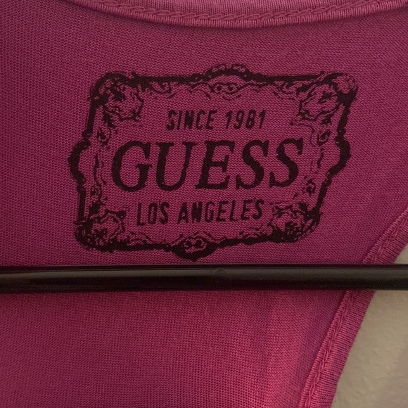 Guess - Women’s Tank Top - Fushia - Size US XS - Picture 3 of 5